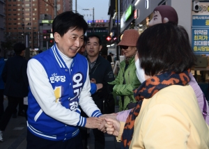 한민수 더불어민주당 강북을 후보 선거 유세
