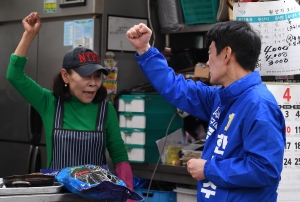 한민수 더불어민주당 강북을 후보 선거 유세