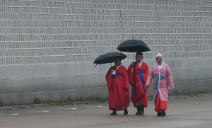 어린이날 비오는 경복궁